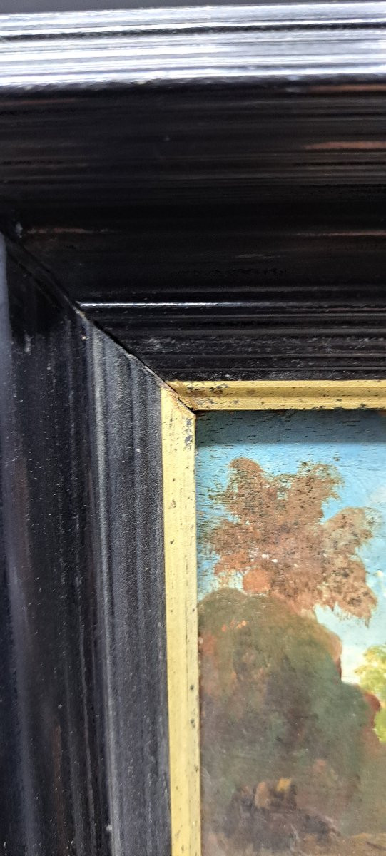 DIPINTO SU TAVOLA DELLA FINE DEL XVIII SECOLO-photo-7