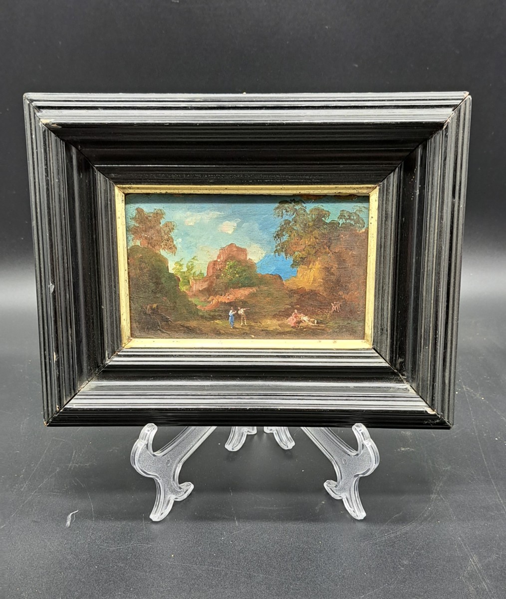 DIPINTO SU TAVOLA DELLA FINE DEL XVIII SECOLO