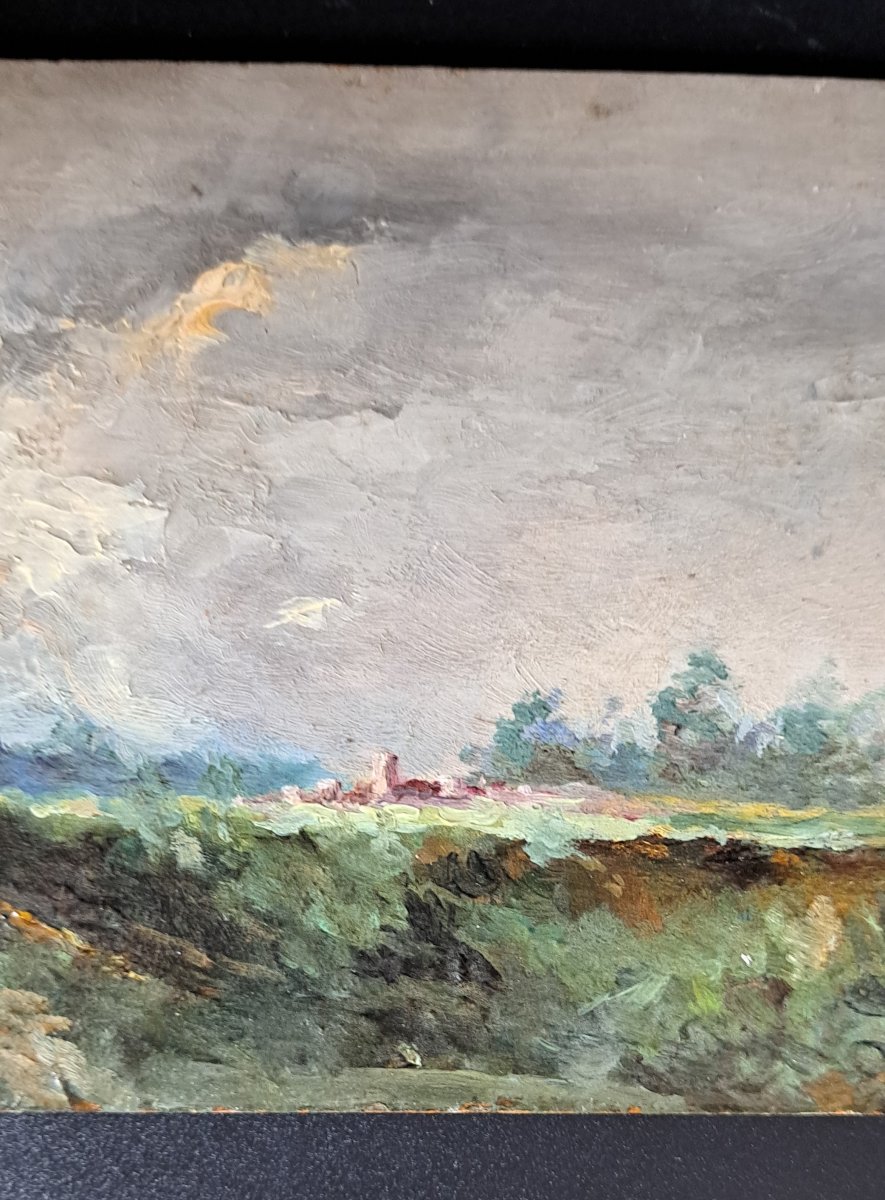 DIPINTO OLIO SU TAVOLA FIRMATO GIUSEPPE GHEDUZZI-photo-3