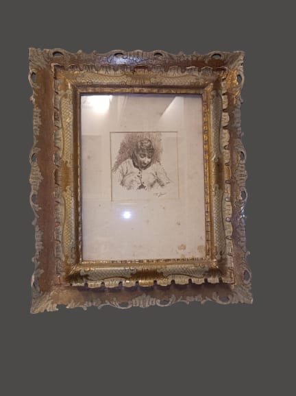 DISEGNO A CHINA SU CARTA FIRMATO PIO JORIS-photo-3