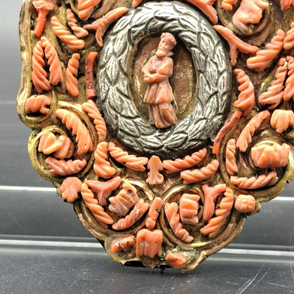 COPPIA DI PLACCHE DEVOZIONALI TRAPANI DELLA FINE DEL XVII SECOLO INIZI DEL XVIII SECOLO-photo-3