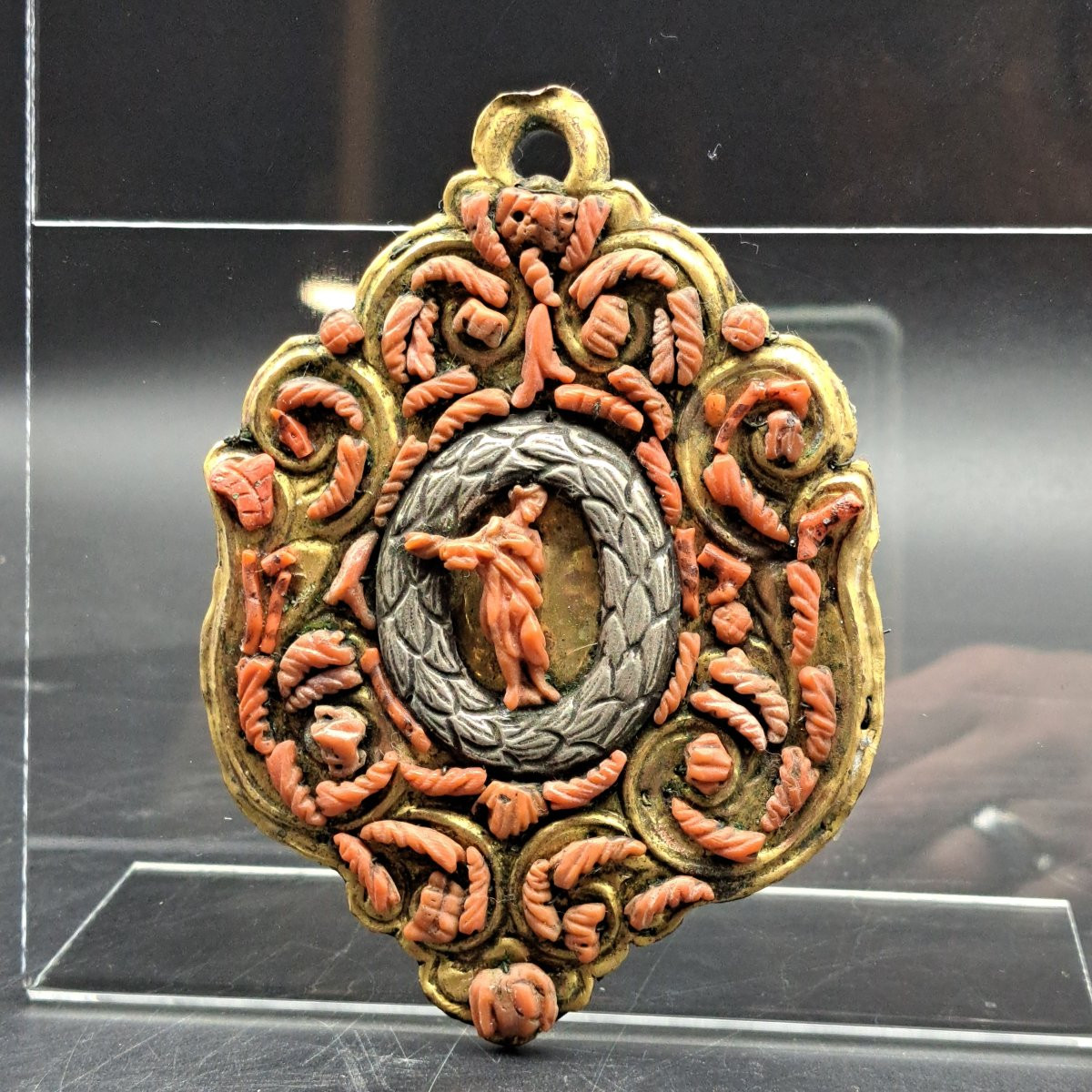 COPPIA DI PLACCHE DEVOZIONALI TRAPANI DELLA FINE DEL XVII SECOLO INIZI DEL XVIII SECOLO-photo-4