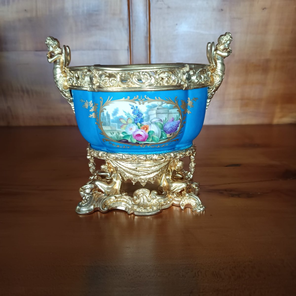 COPPA IN PORCELLANA DI SEVRES DELLA SECONDA META' DEL XVIII SECOLO-photo-2