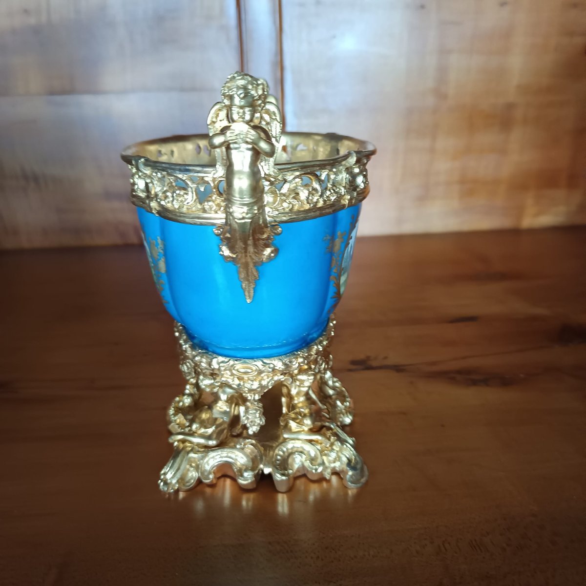 COPPA IN PORCELLANA DI SEVRES DELLA SECONDA META' DEL XVIII SECOLO-photo-7