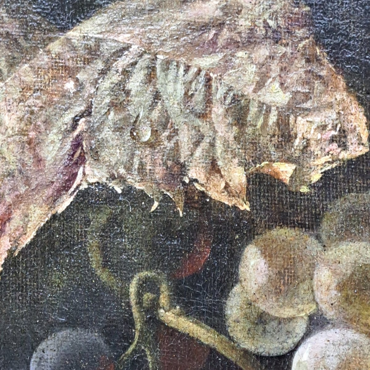 DIPINTO OLIO SU TELA DI JOSEPH-EUGENE GILBAULT 1848-1936-photo-2