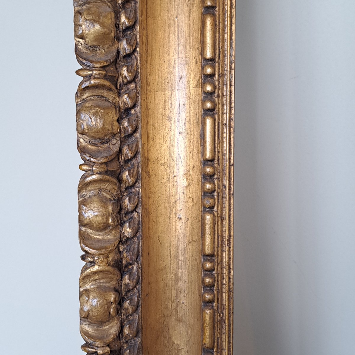CORNICE IN LEGNO DORATO SICILIA FINE XVIII SECOLO-photo-4