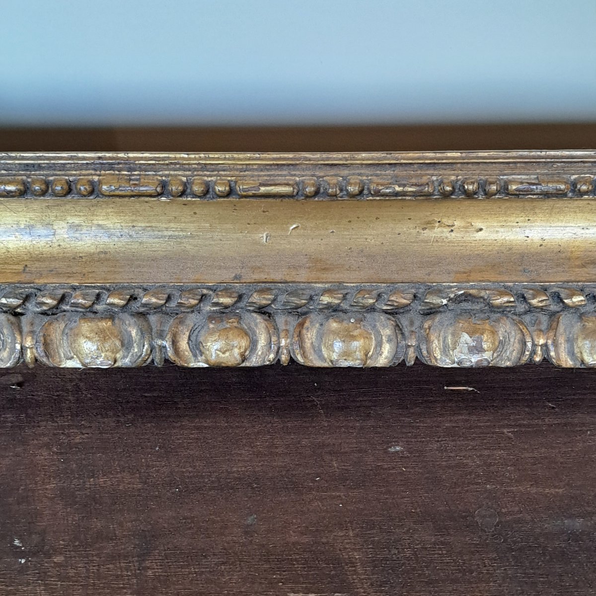 CORNICE IN LEGNO DORATO SICILIA FINE XVIII SECOLO-photo-8