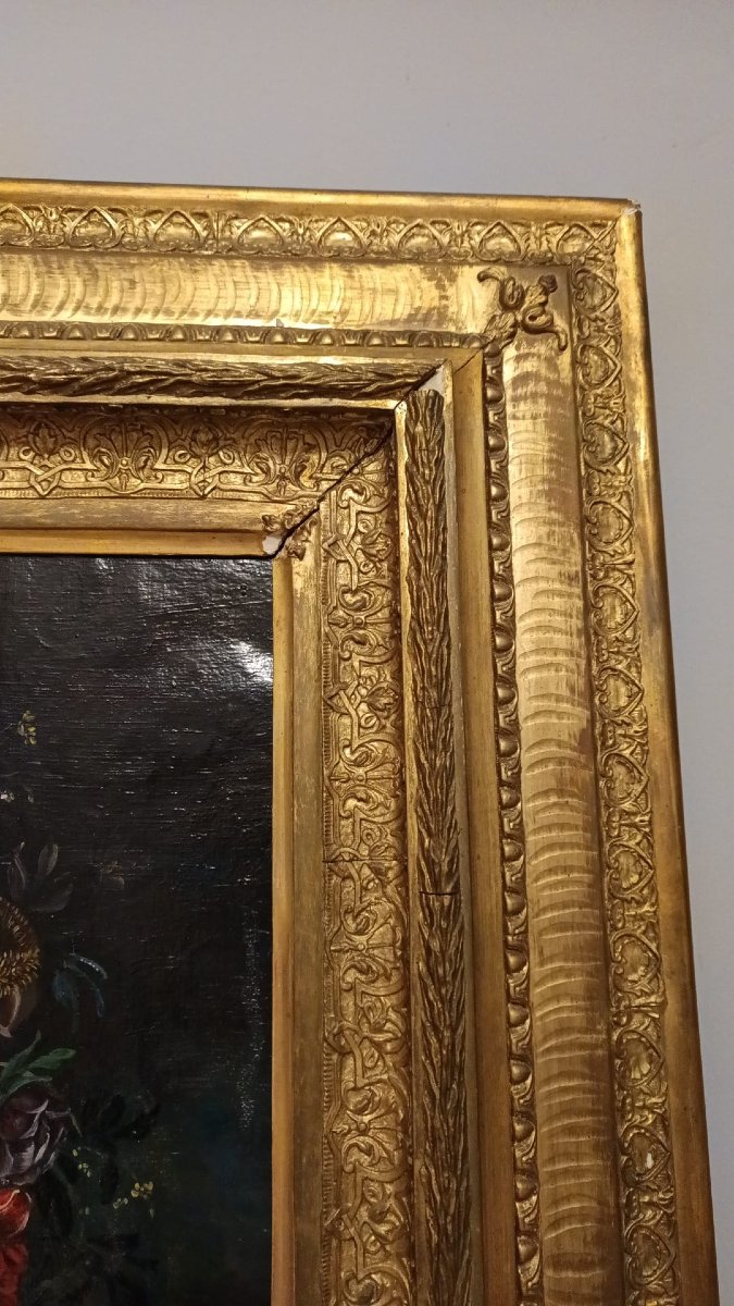 NATURA MORTA DI FIORI DELLA FINE DEL XIX SECOLO INIZI DEL XX SECOLO-photo-3