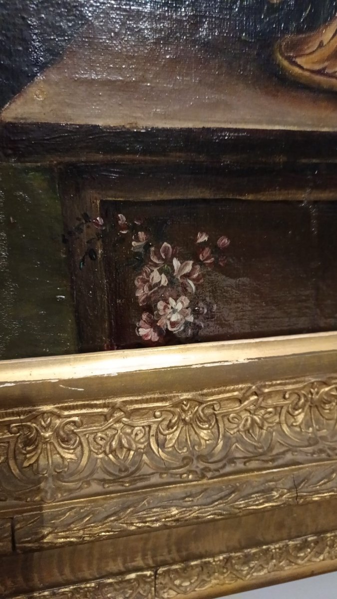 NATURA MORTA DI FIORI DELLA FINE DEL XIX SECOLO INIZI DEL XX SECOLO-photo-5