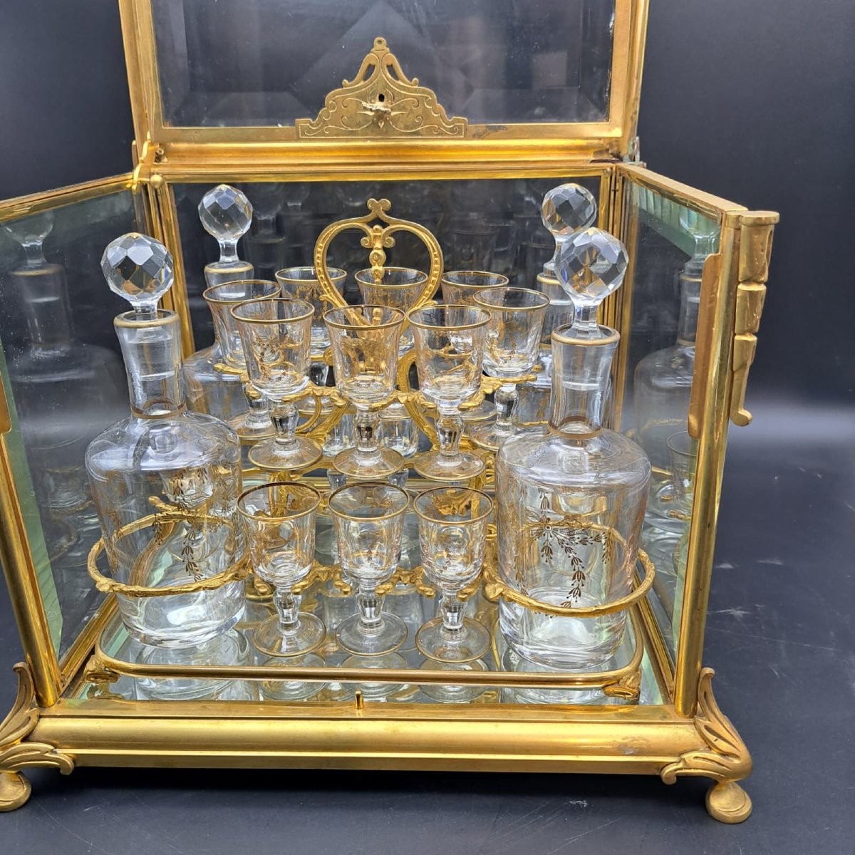 CAVE' A LIQUEUR DEL XIX SECOLO NAPOLEONE III-photo-2