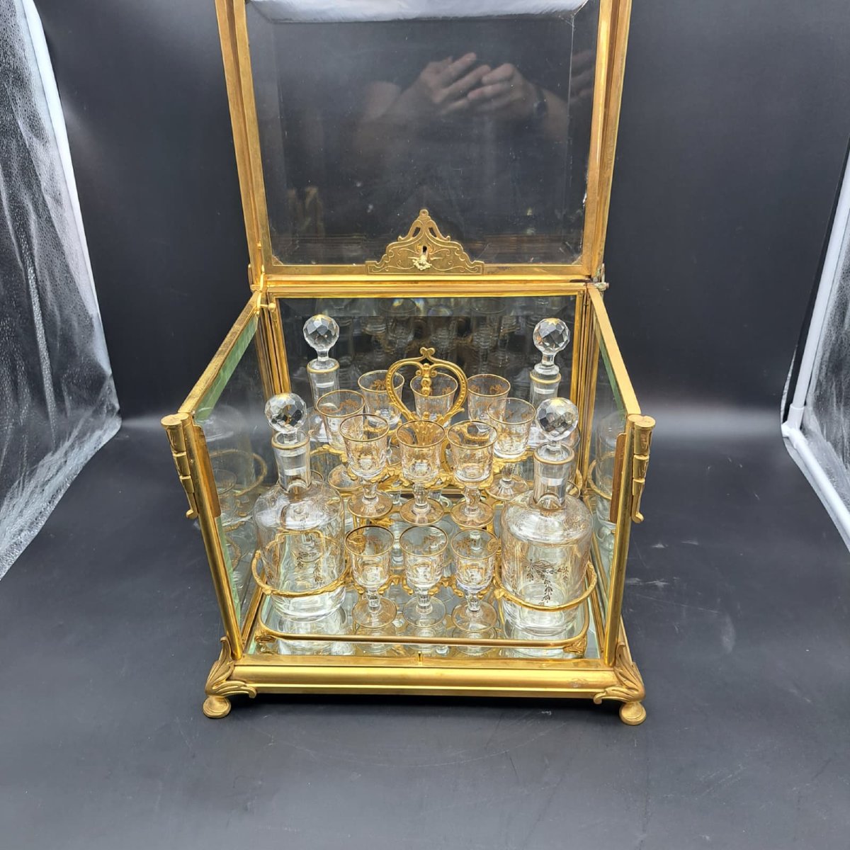CAVE' A LIQUEUR DEL XIX SECOLO NAPOLEONE III-photo-3