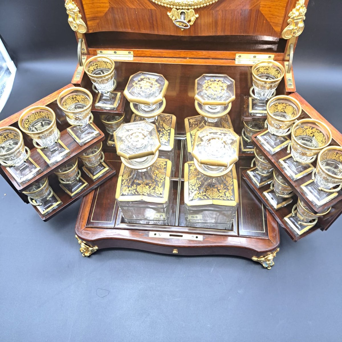 CAVE' A LIQUEUR DEL XIX SECOLO NAPOLEONE III-photo-3