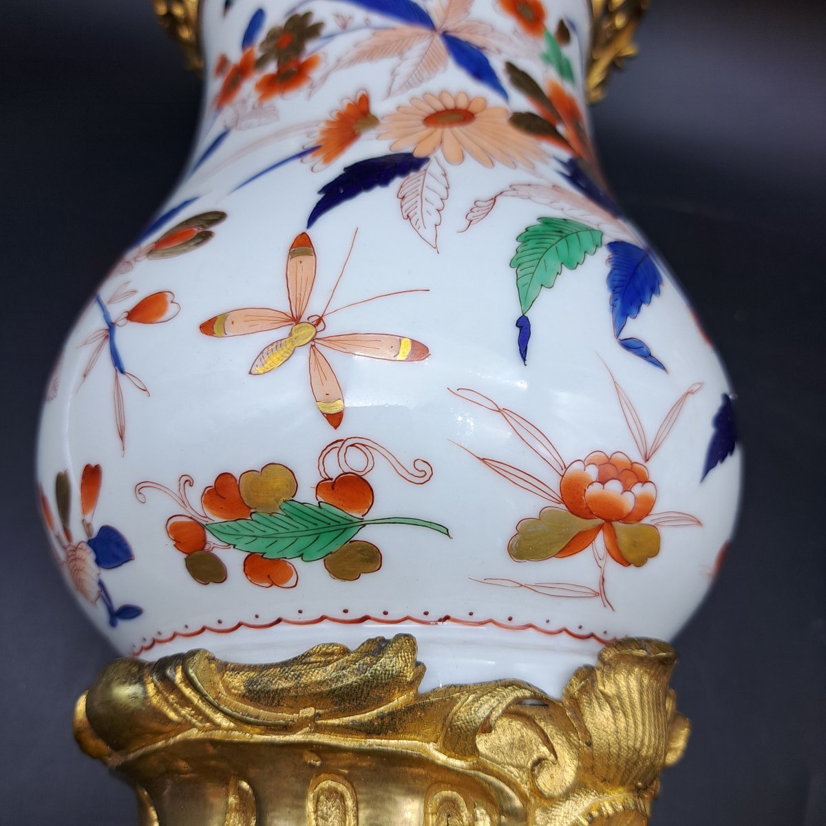 COPPIA DI VASI IMARI DELLA SECONDA META' DEL XIX SECOLO-photo-4