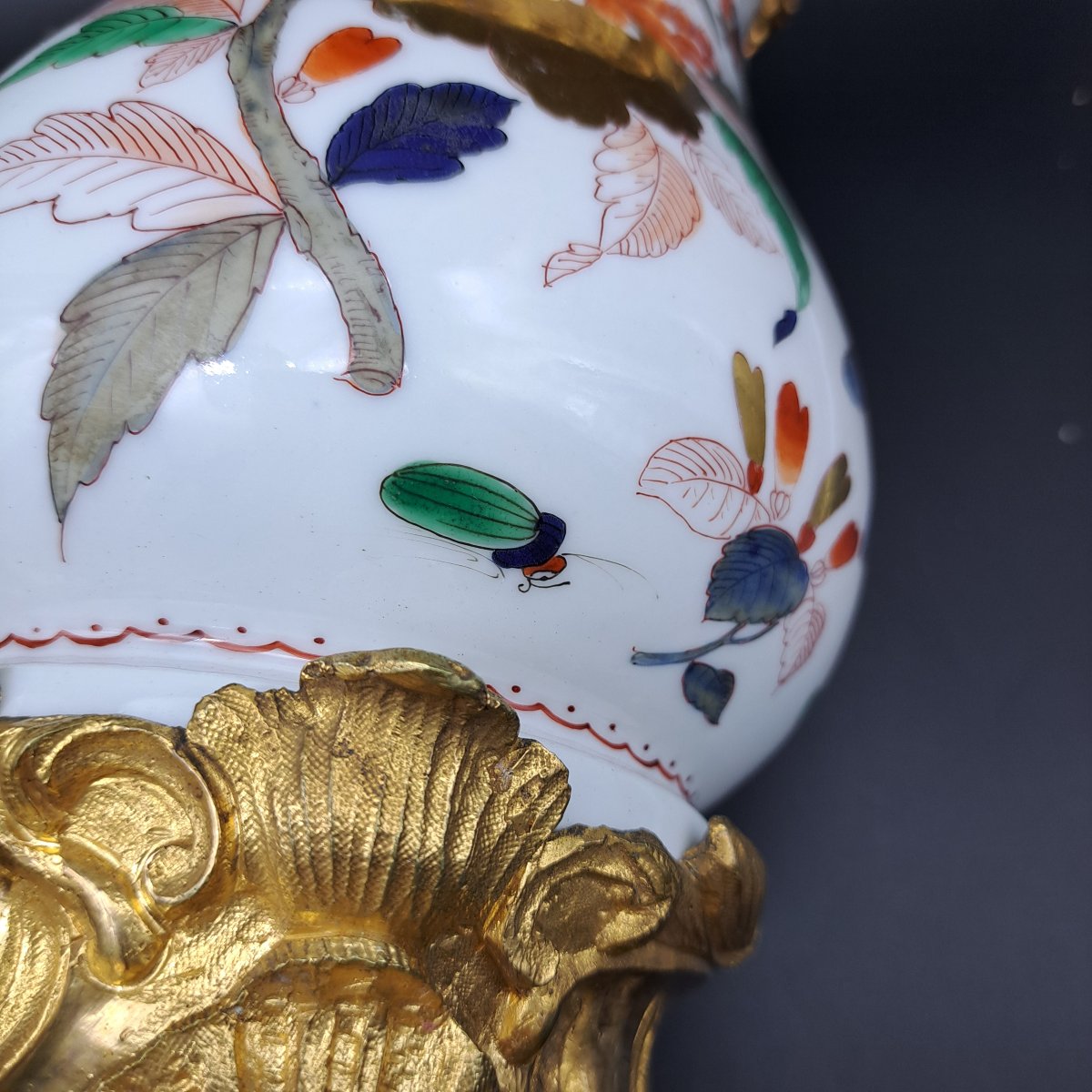 COPPIA DI VASI IMARI DELLA SECONDA META' DEL XIX SECOLO-photo-5