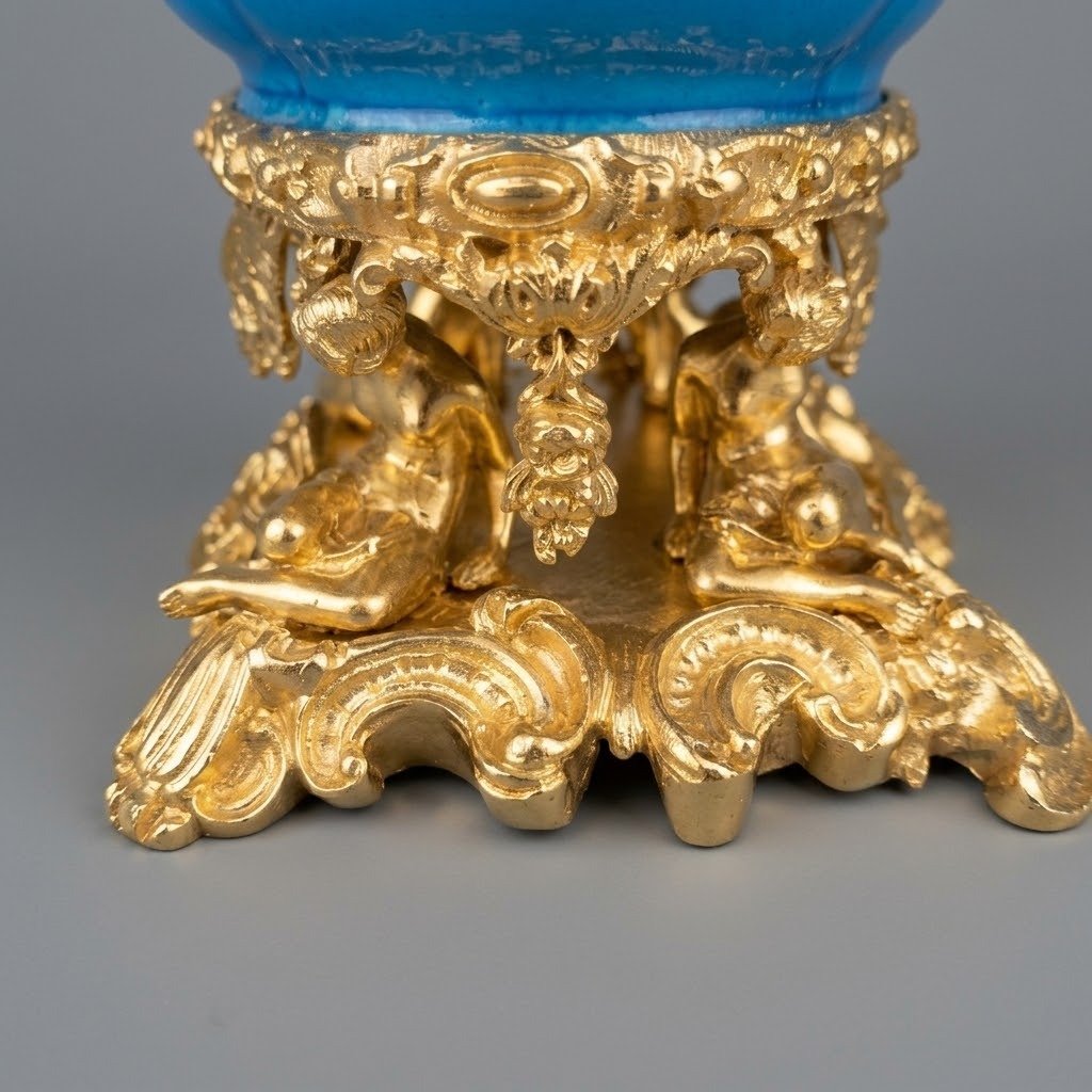 COPPA IN PORCELLANA DI SEVRES DELLA SECONDA META' DEL XVIII SECOLO-photo-4