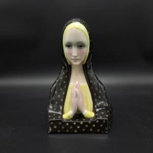 MADONNA IN CERAMICA FIRMATA LENCI
