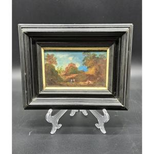 DIPINTO SU TAVOLA DELLA FINE DEL XVIII SECOLO