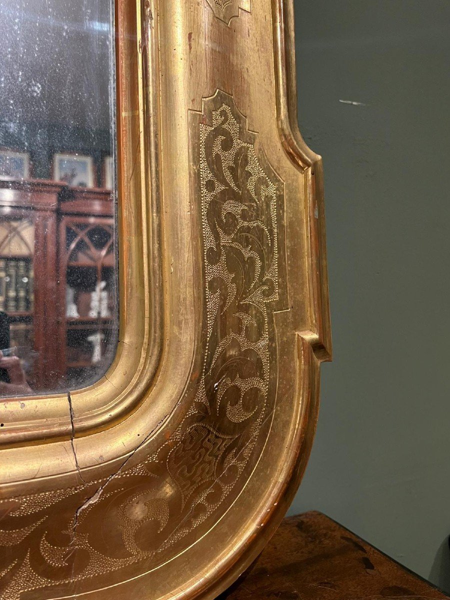 Bellissima specchiera meta del XIX secolo-photo-2