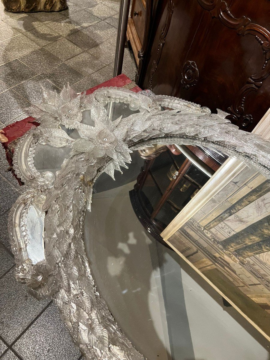 Bellissima specchiera veneziana del XIX secolo-photo-3