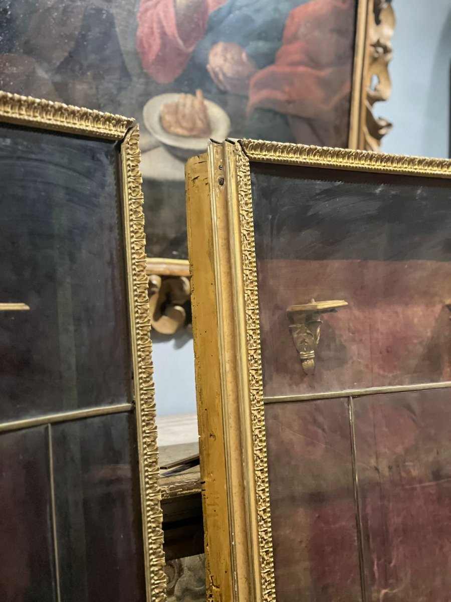 Coppia di teche in legno-photo-1