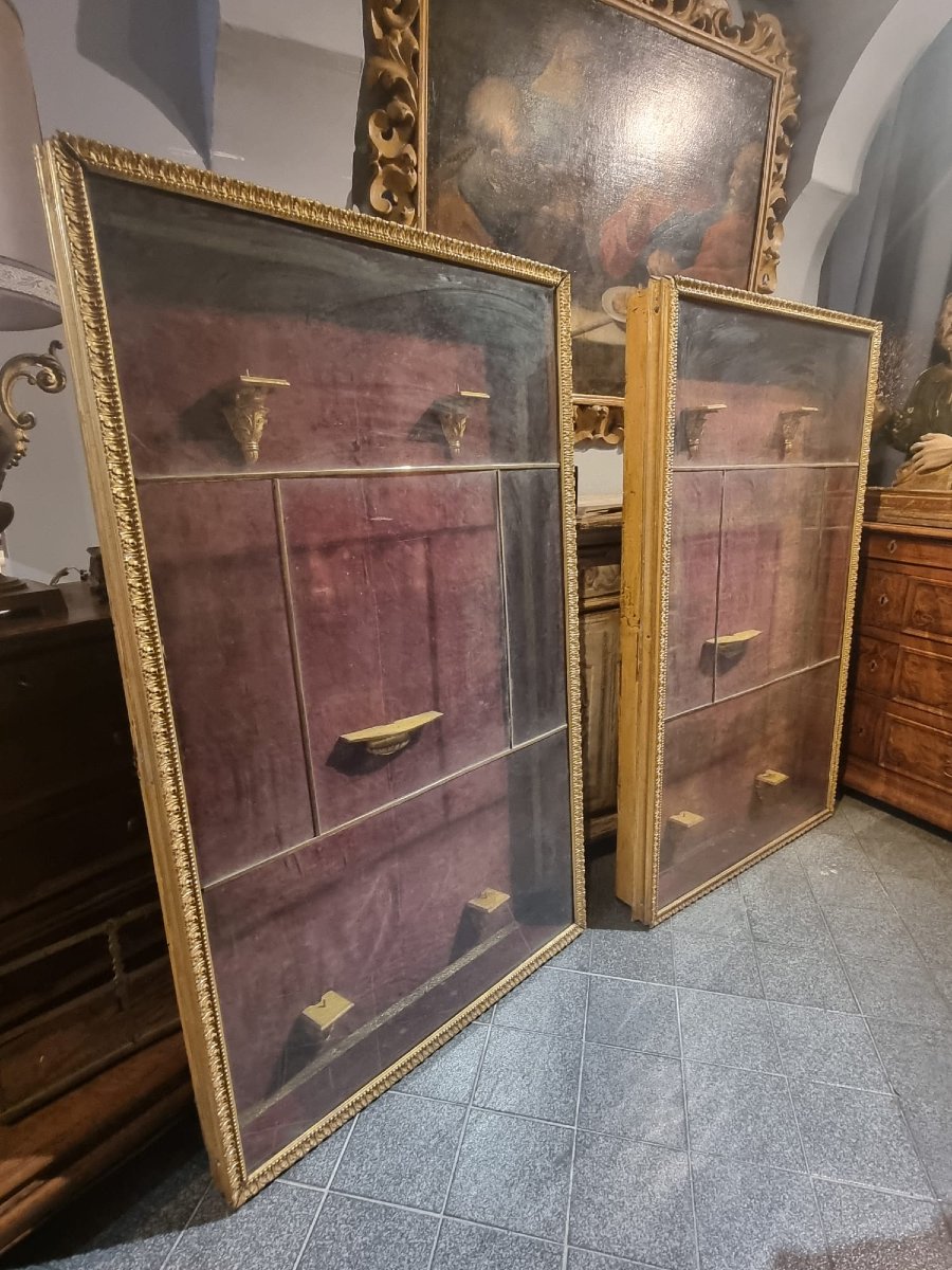 Coppia di teche in legno-photo-6
