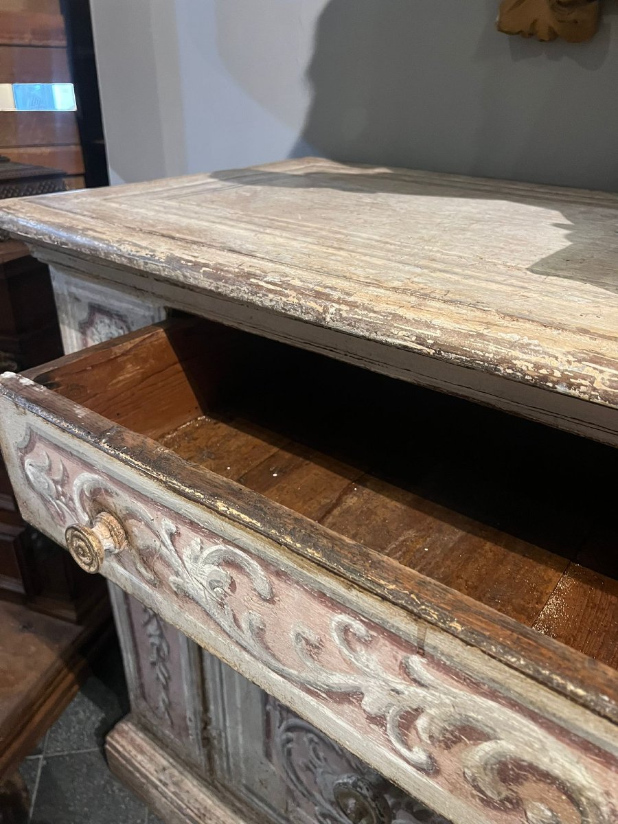Credenza in legno dipinto-photo-1