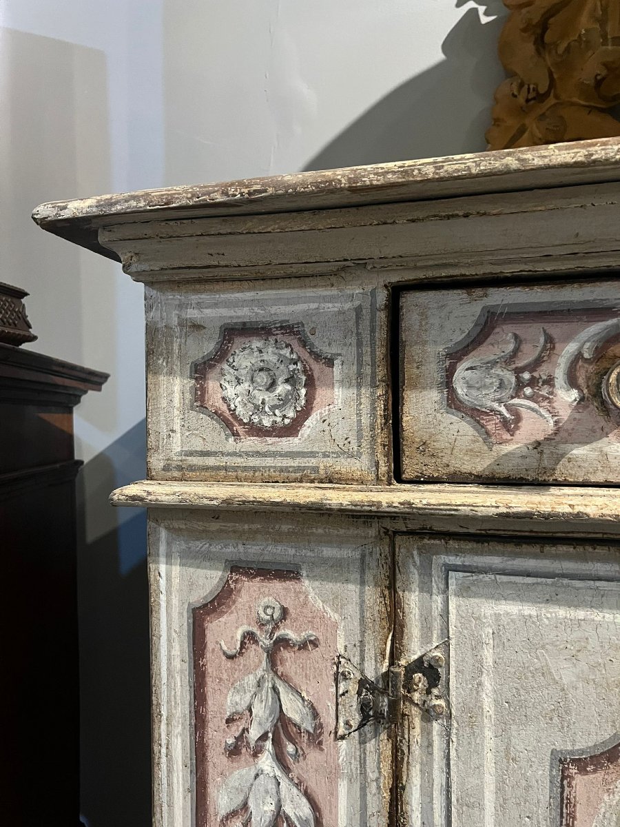 Credenza in legno dipinto-photo-7