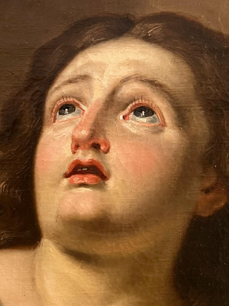 Dipinto olio su tela raffigurante Maria Maddalena -photo-7