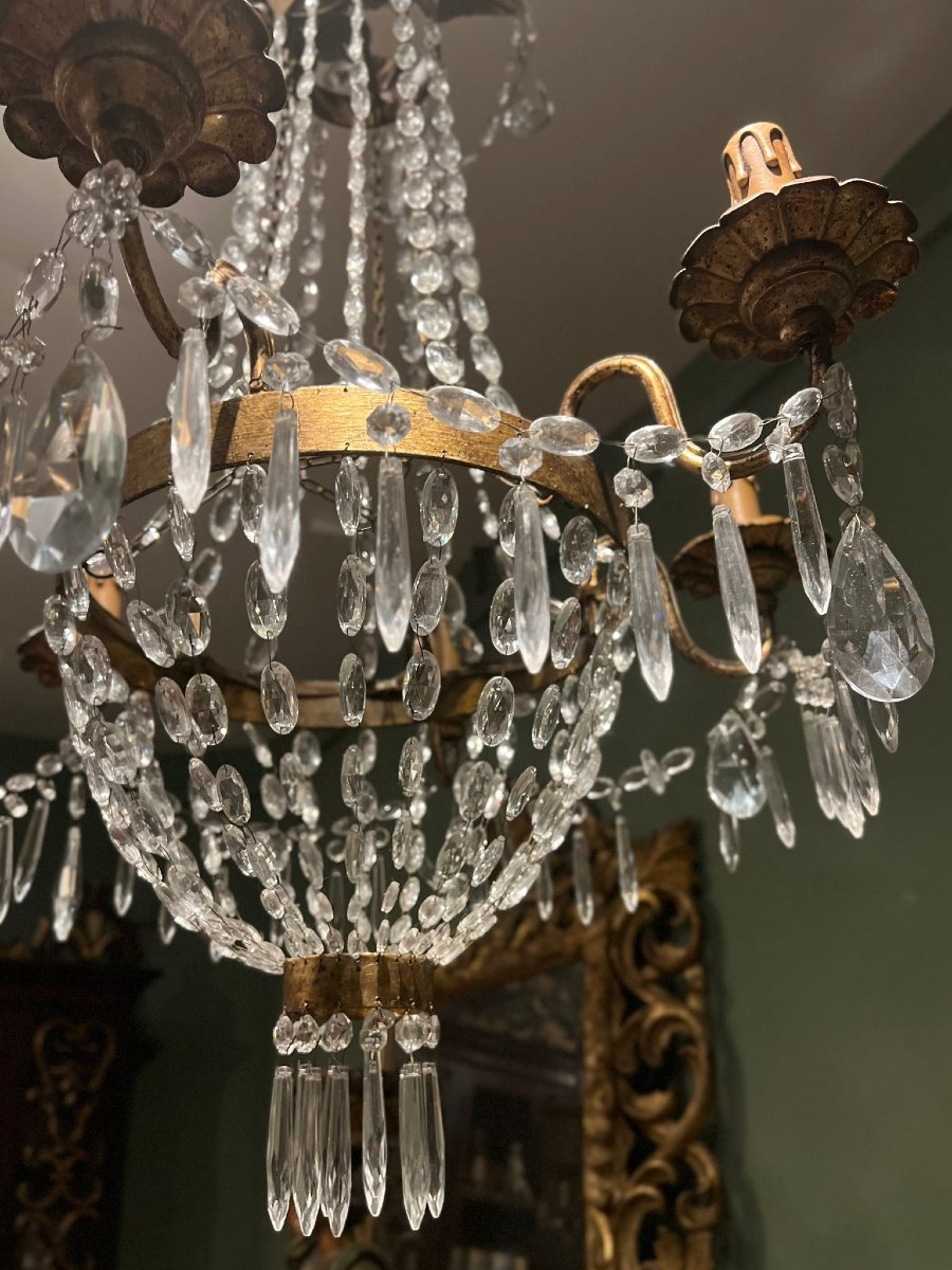 Lampadario a sei luci XX secolo-photo-3