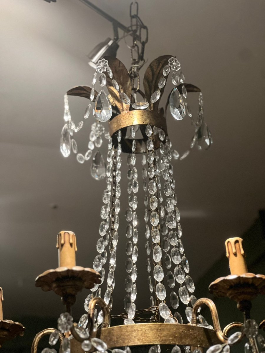 Lampadario a sei luci XX secolo-photo-6