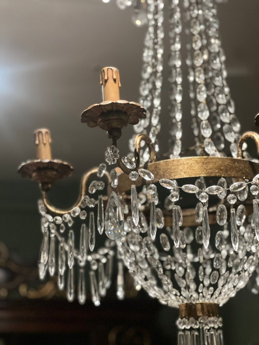Lampadario a sei luci XX secolo-photo-7