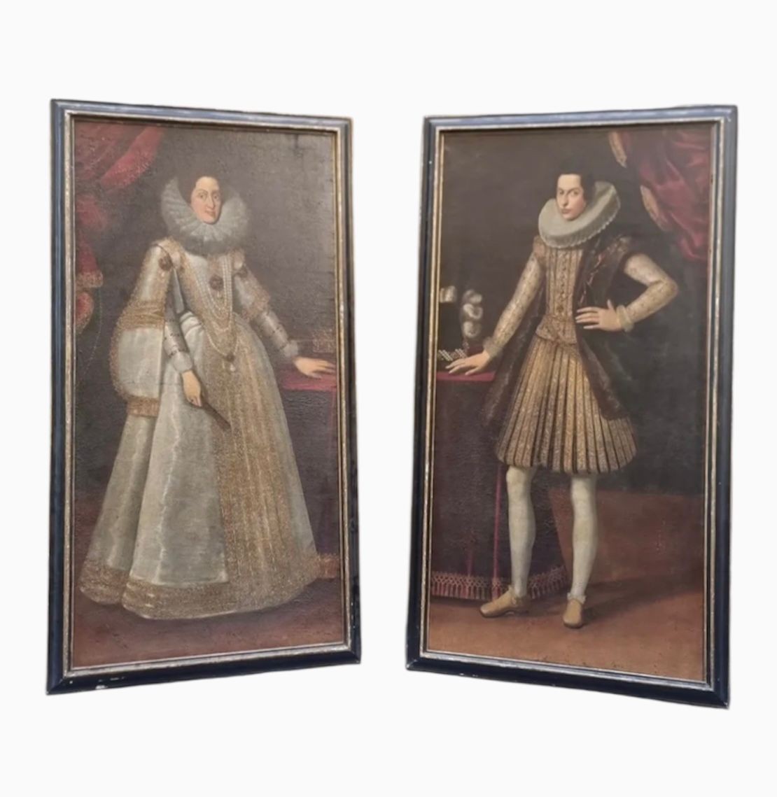 Ritratti raffiguranti Maria Maddalena d'Austria e Cosimo II de' Medici