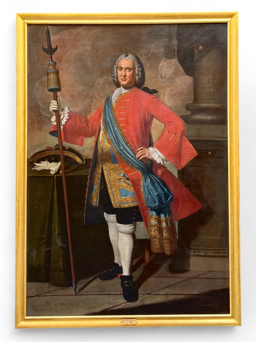 Dipinto Veneziano raffigurante Ammiraglio