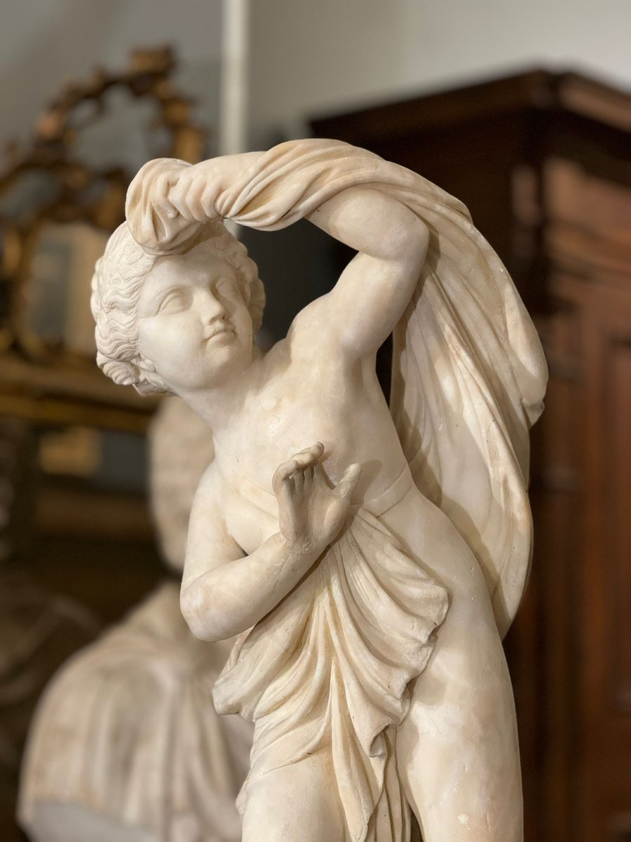 Scultura in marmo bianco-photo-4