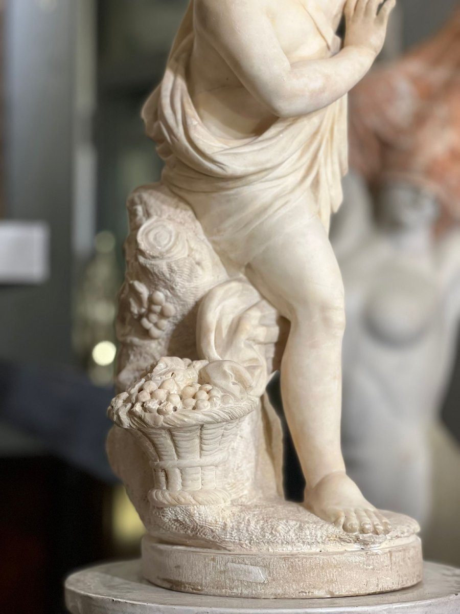 Scultura in marmo bianco-photo-6