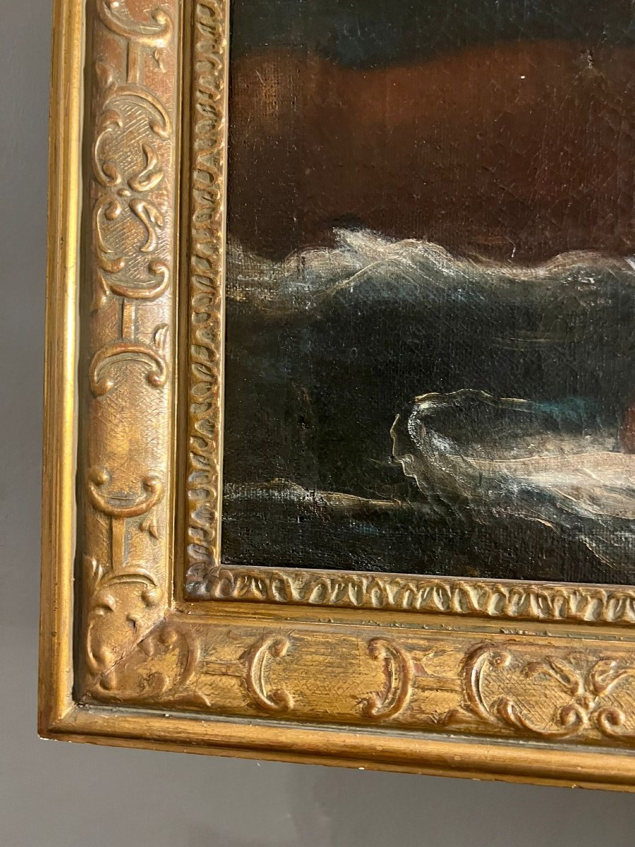 Suggestivo dipinto raffigurante il "Ratto d’Europa"-photo-1