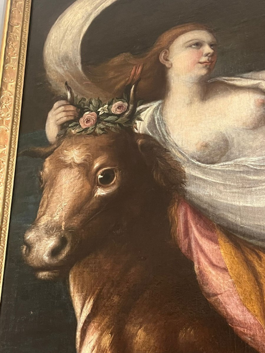 Suggestivo dipinto raffigurante il "Ratto d’Europa"-photo-3