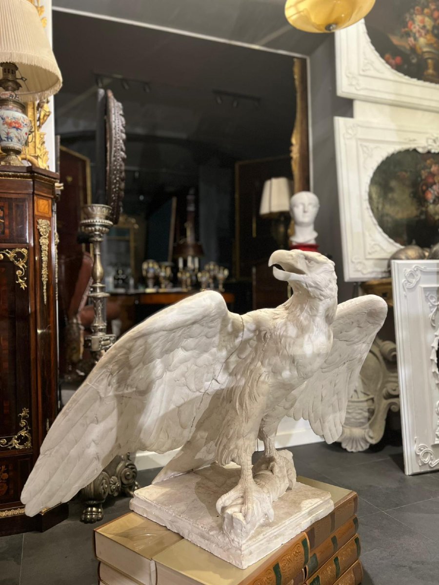 Scultura raffigurante aquila-photo-3