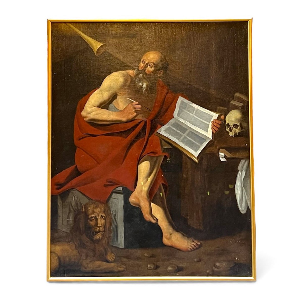 Dipinto raffigurante San Girolamo 