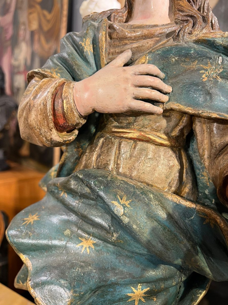 Scultura raffigurante la Madonna Assunta-photo-3