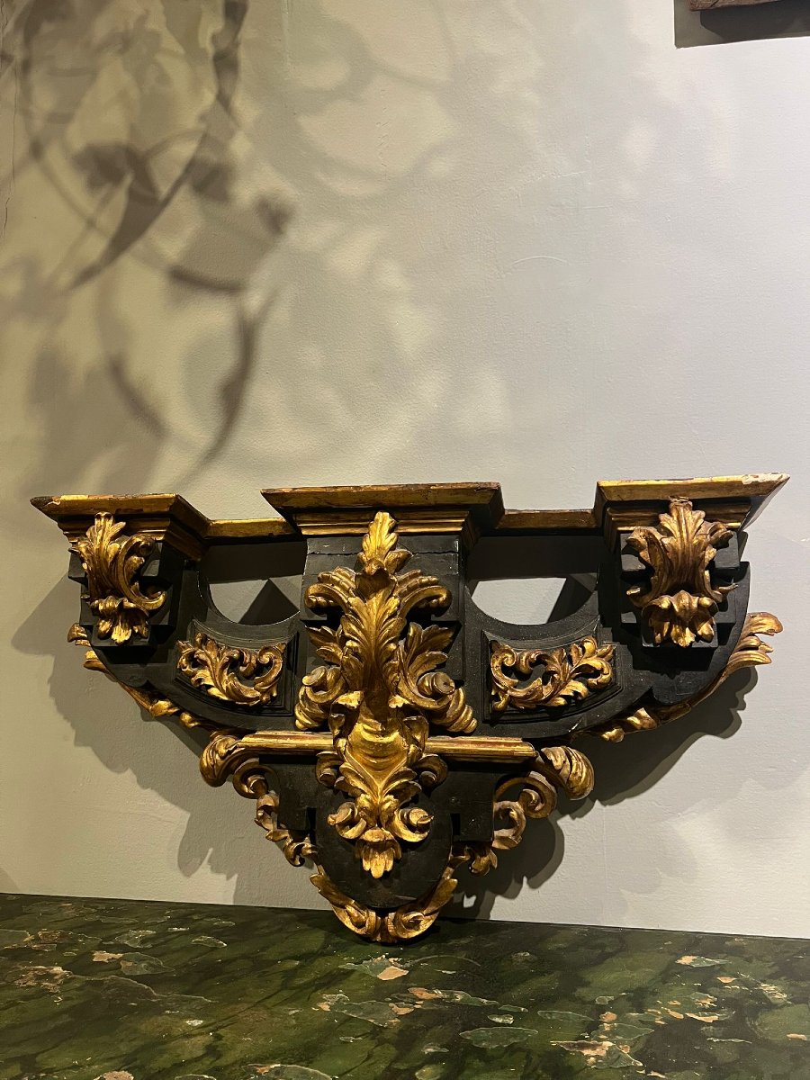 Mensola dorata e dipinta-photo-3