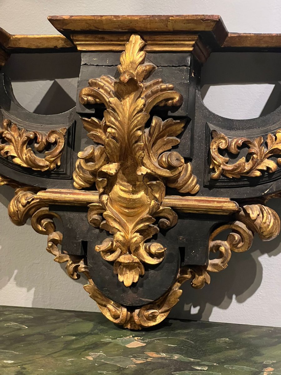 Mensola dorata e dipinta-photo-2