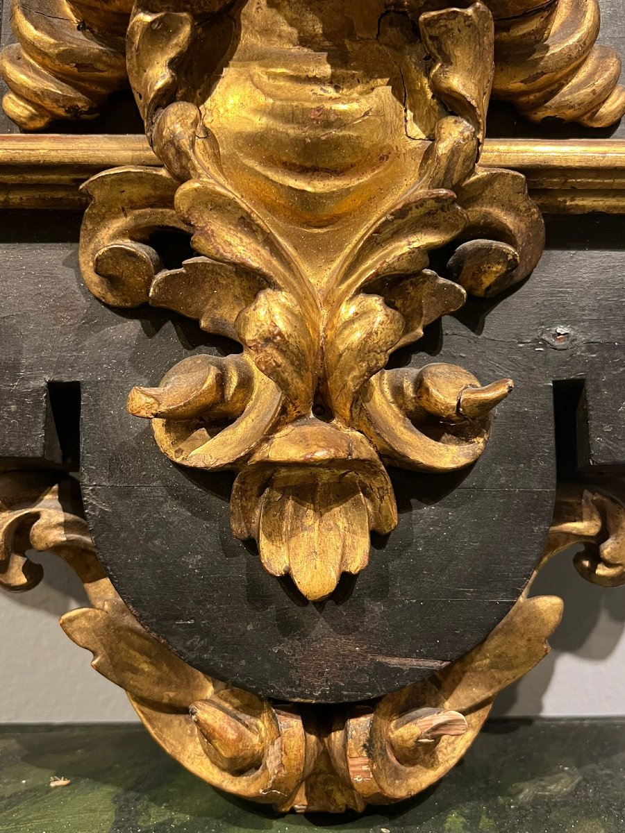 Mensola dorata e dipinta-photo-6