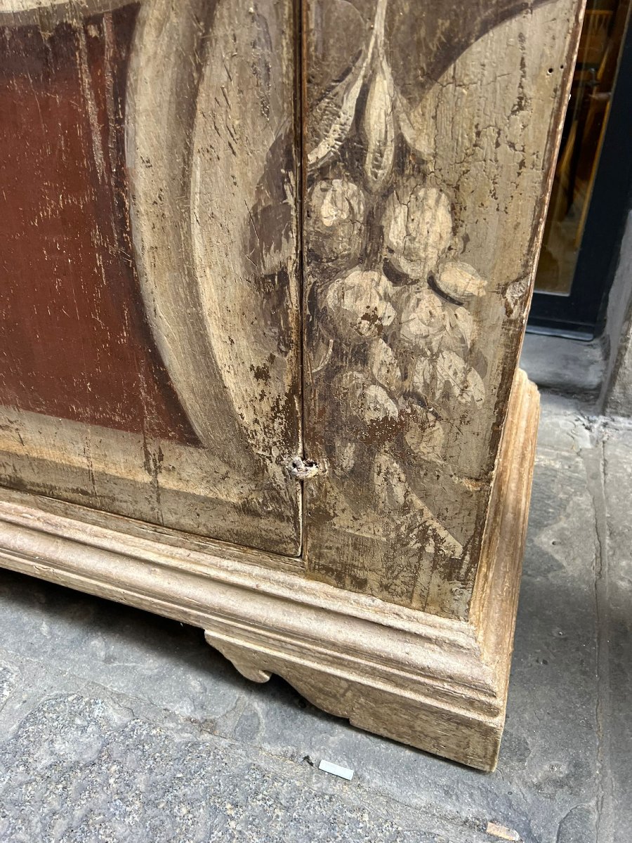 Credenza in legno dipinto-photo-4