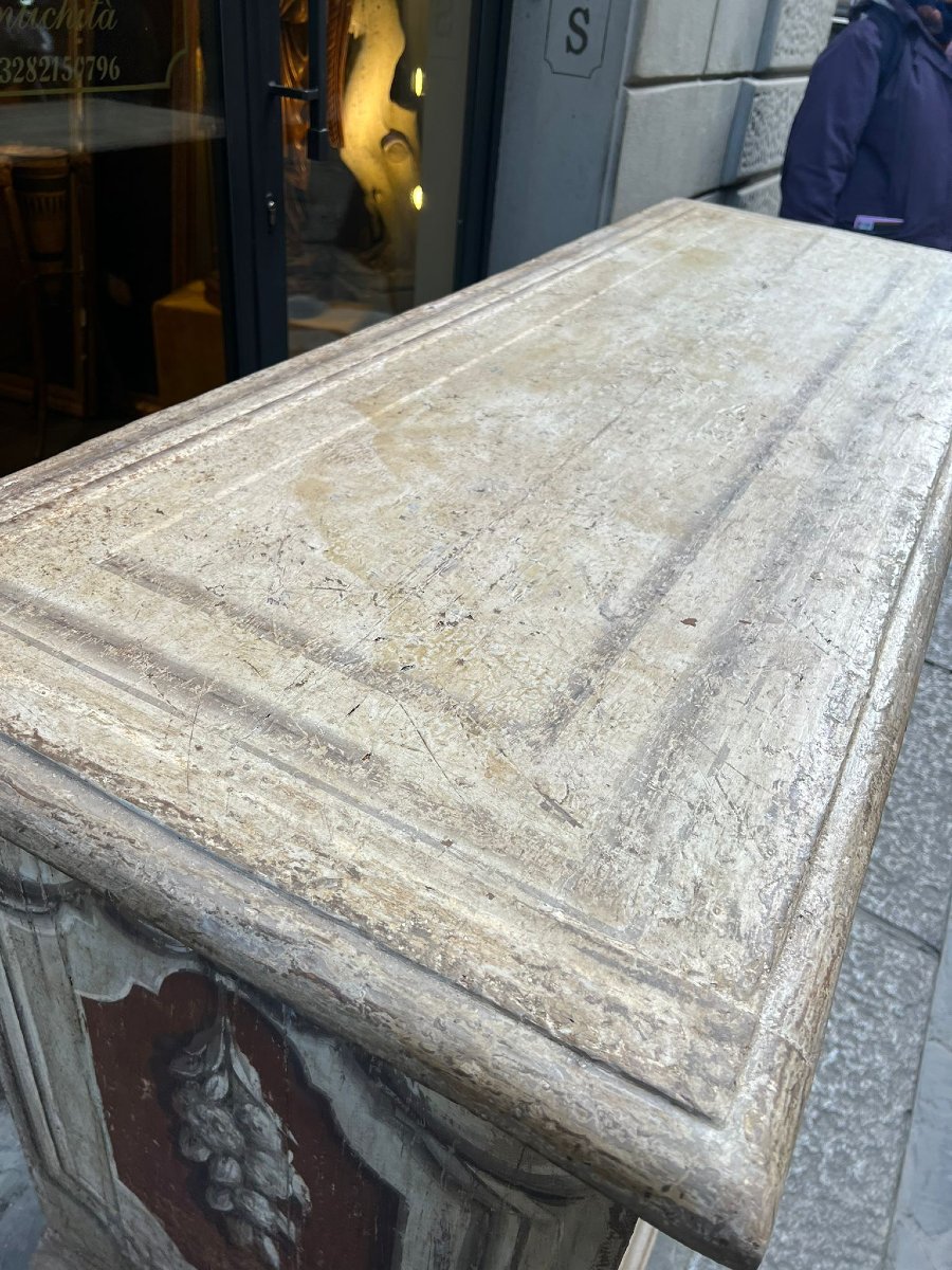 Credenza in legno dipinto-photo-7