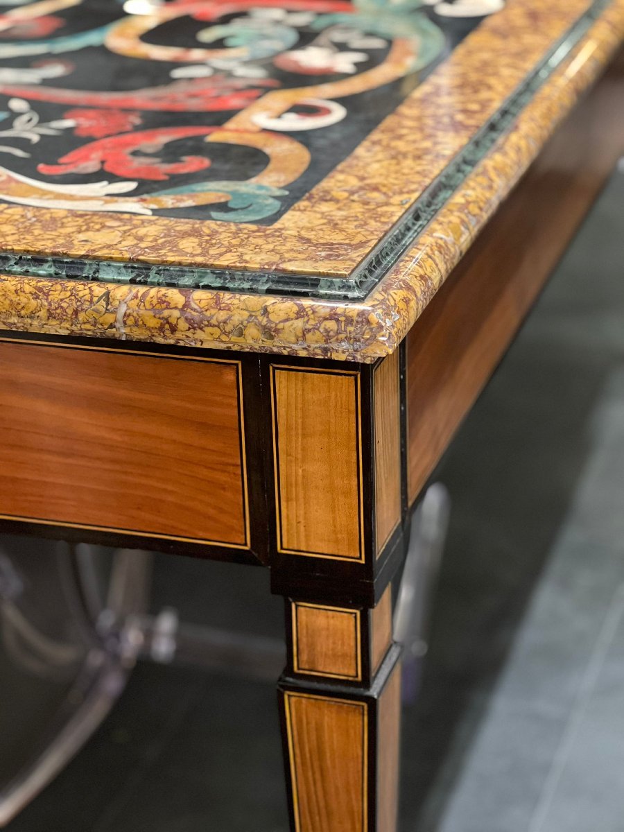 Tavolo rettangolare in scagliola-photo-4