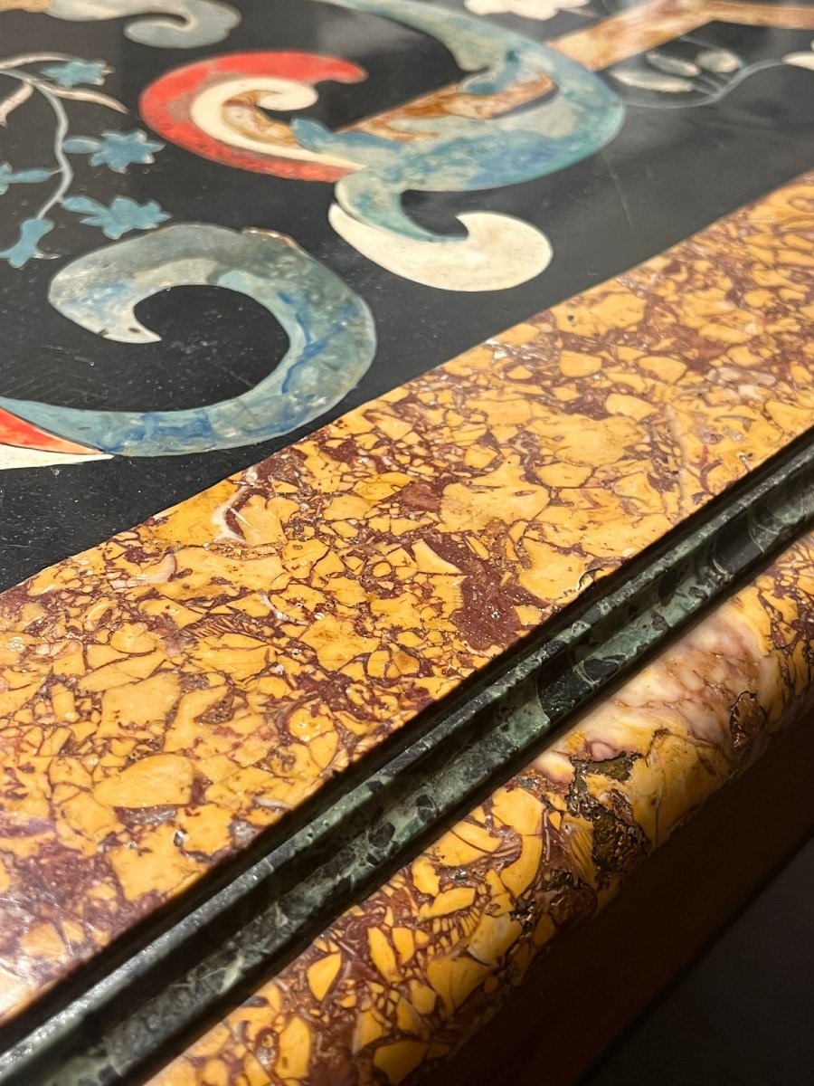 Tavolo rettangolare in scagliola-photo-6