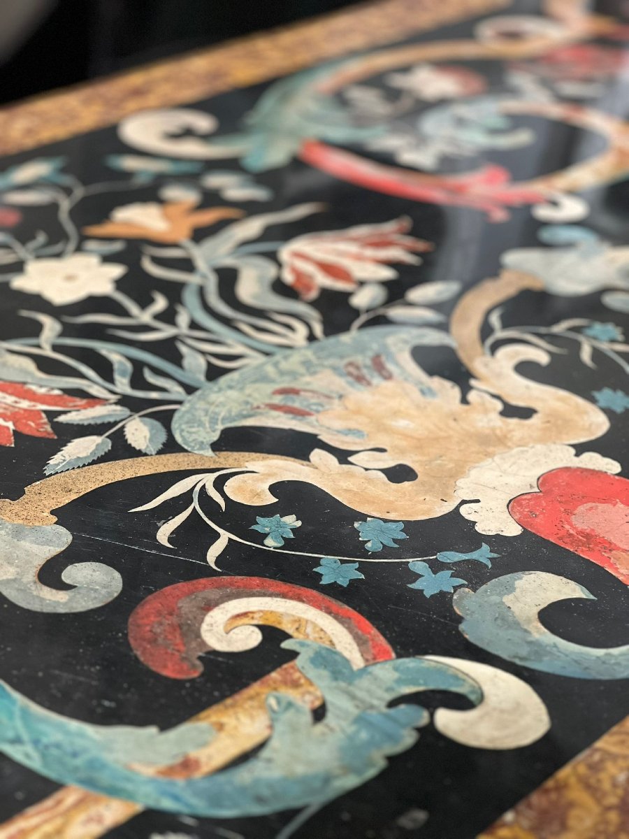 Tavolo rettangolare in scagliola-photo-7