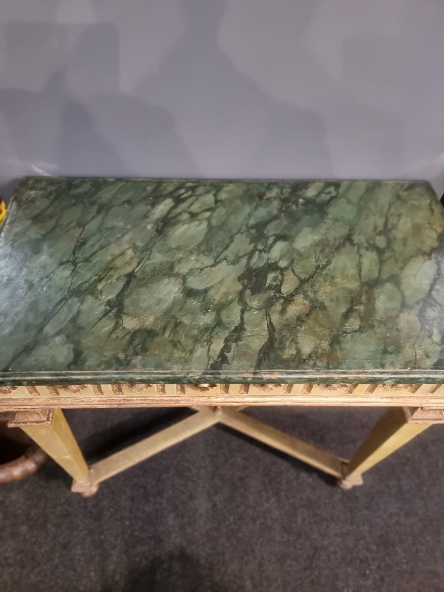 Coppia di consoles Luigi XVI-photo-2