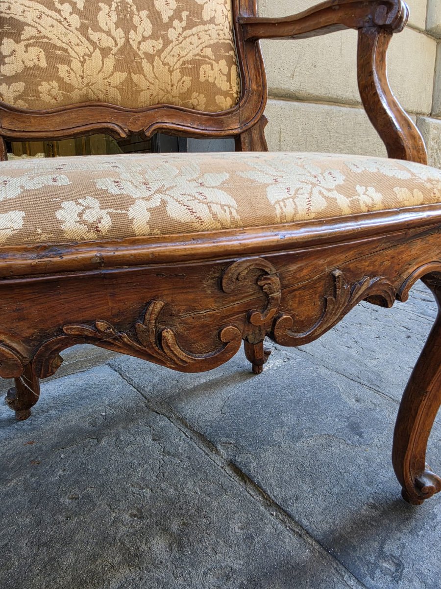 Coppia di poltrone in stile Luigi XV-photo-2